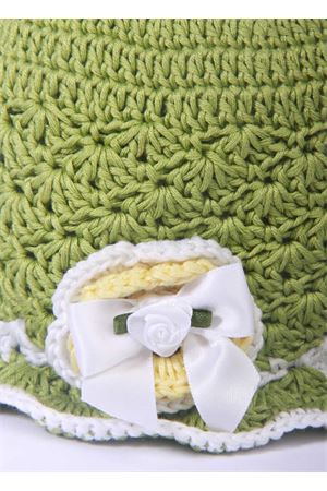 Baby embroidered hat Capridea | C166AVERDE/BIANCO
